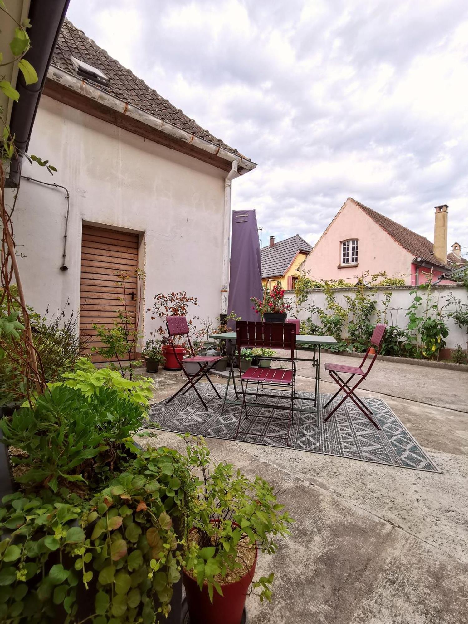 Entre Ville Et Vignes - Gite Classe 3 Etoiles Ингерсайм Экстерьер фото